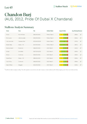 Lot 45: Pride of Dubai / Chandana