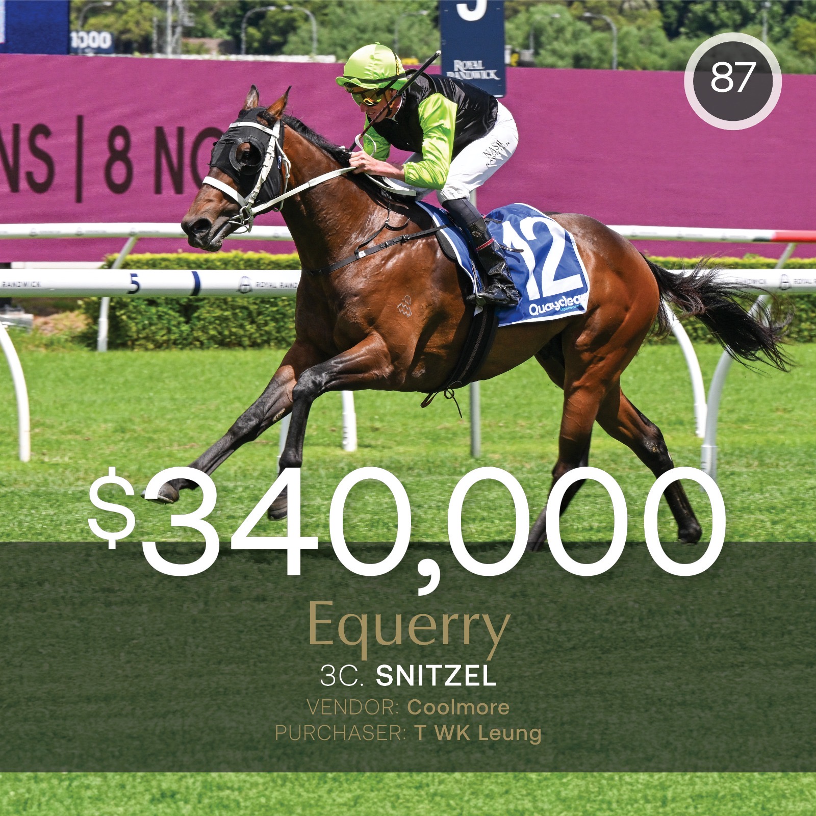 Digital sale-topper off to Hong Kong