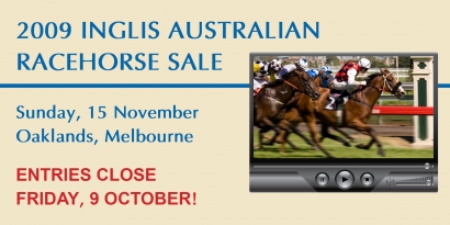 2009 Australian Racehorse Sale Entries Closing